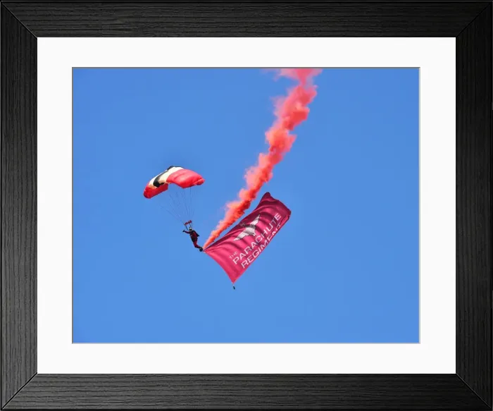 Framed Print : CMA 2699 Red Devils, Parachute Display Team Framed Print : CMA 2699 Red Devils, Parachute Display Team