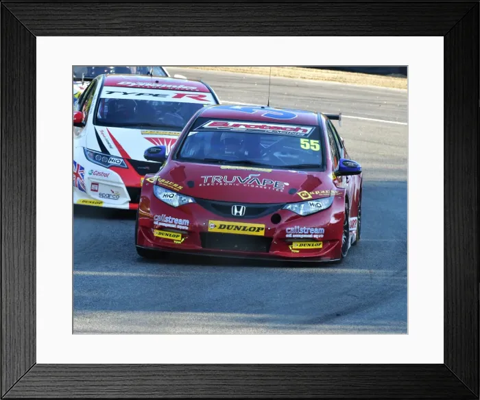 Framed Print : CM11 2793 Jeff Smith, Honda Civic
