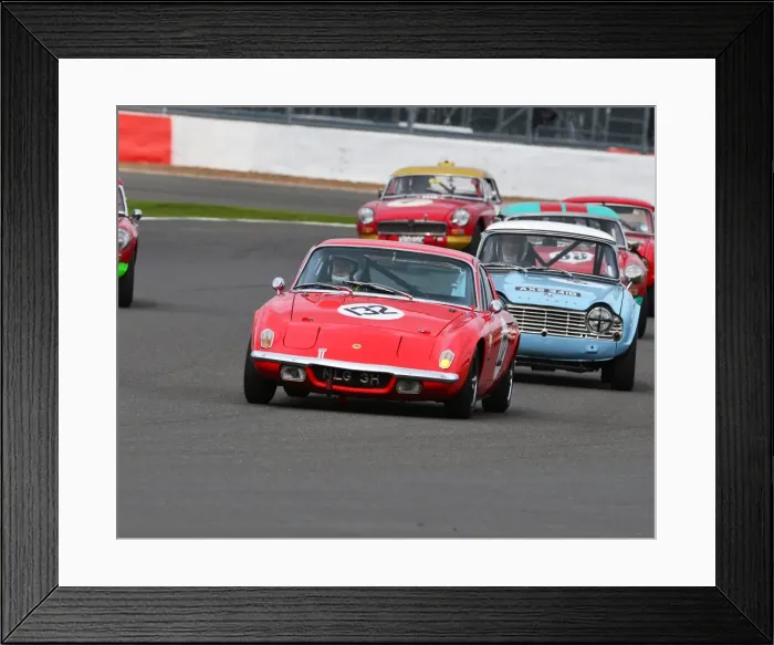 Framed Print : CJ6 2953 Simon Jones, Lotus Elan 2