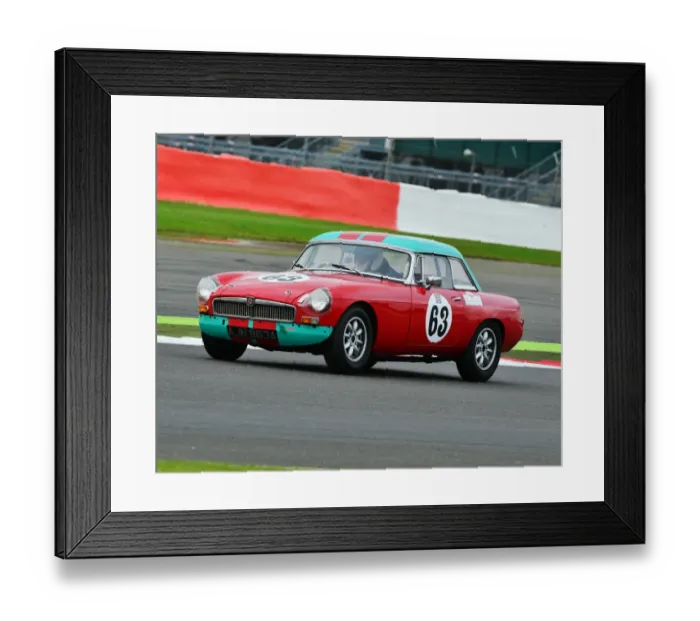 Framed Print : CJ6 3068 Graham Bates, MG B Framed Print : CJ6 3068 Graham Bates, MG B