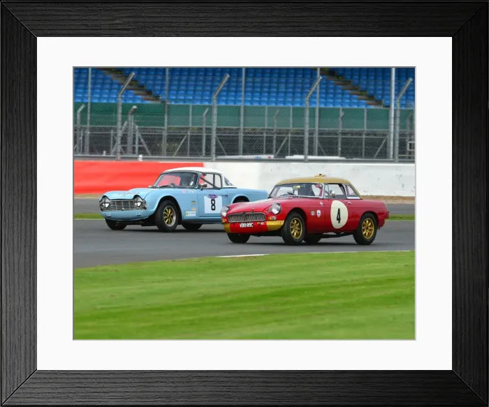 Framed Print : CJ6 3099 Paul Kennelly, MG B FIA, David Ferry, Triumph TR4 Framed Print : CJ6 3099 Paul Kennelly, MG B FIA, David Ferry, Triumph TR4