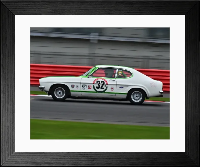 Framed Print : CM11 5479 Nic Strong, Ford Capri Framed Print : CM11 5479 Nic Strong, Ford Capri