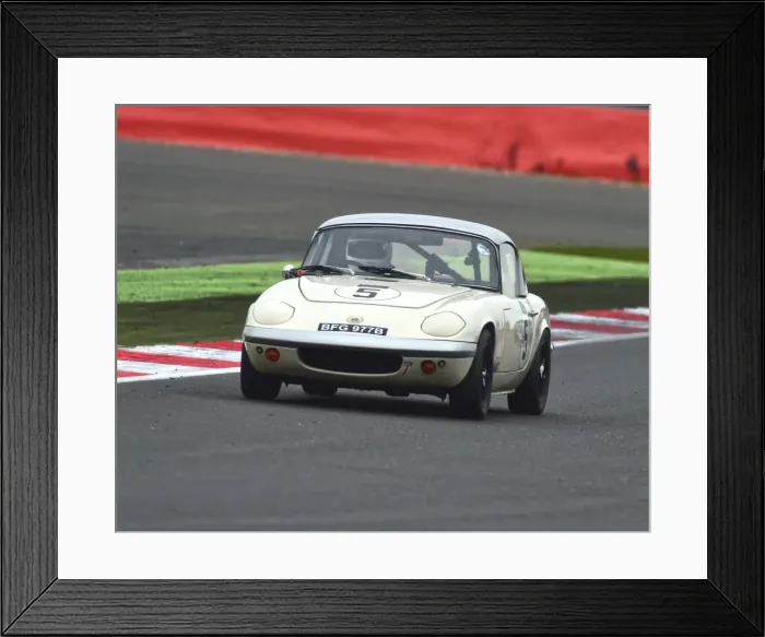 Framed Print : CM11 4138 Peter Shaw, Lotus Elan S1