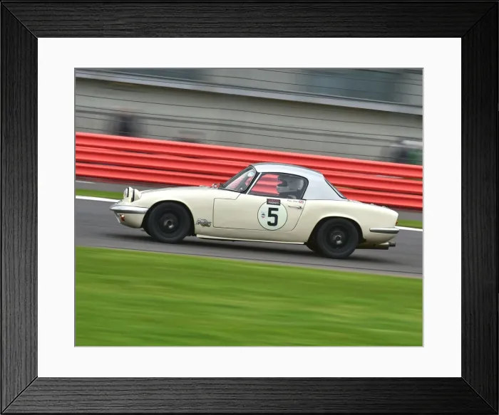 Framed Print : CM11 4267 Peter Shaw, Lotus Elan S1