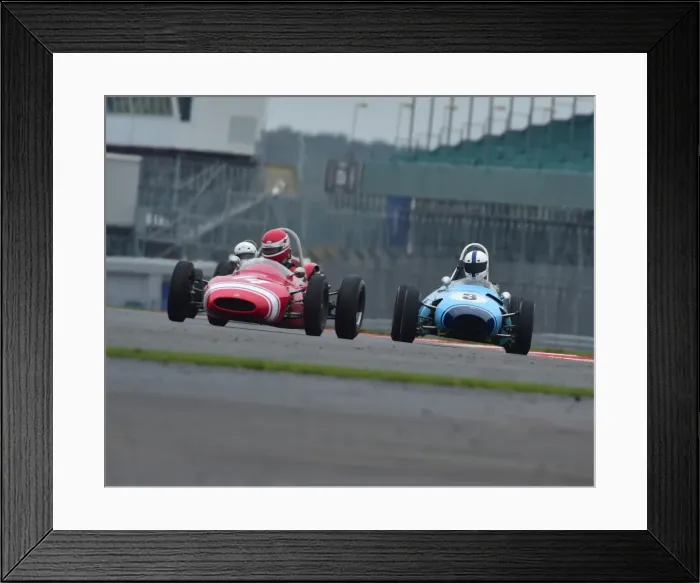 Framed Print : CM11 3350 Crispian Besley, Cooper T56, Justin Fleming, Lola Mk 2