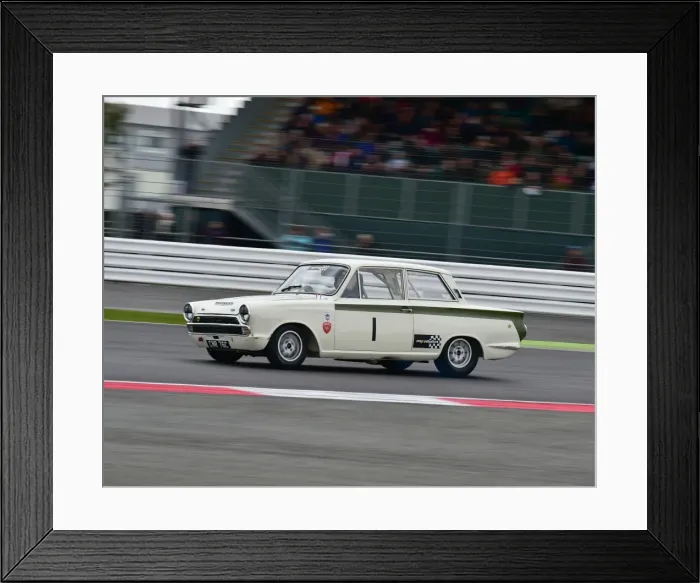 Framed Print : CM11 4415 Tim Davies, Ford Lotus Cortina