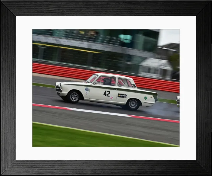 Framed Print : CM11 4560 John Spiers, Ford Lotus Cortina Framed Print : CM11 4560 John Spiers, Ford Lotus Cortina