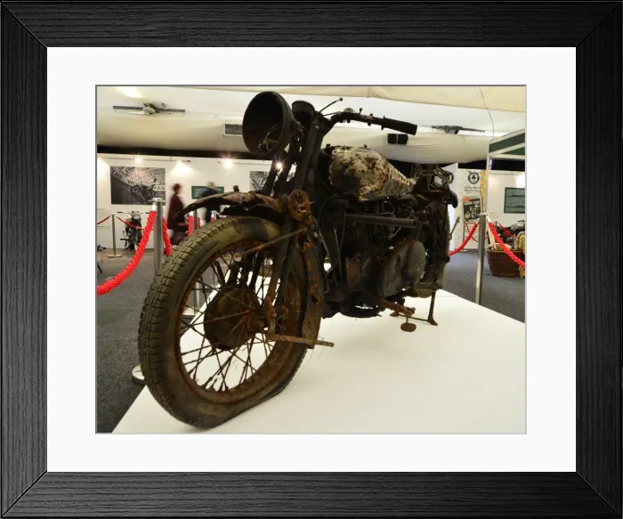 Framed Print : CJ6 3787 Brough Superior, SS100 Framed Print : CJ6 3787 Brough Superior, SS100