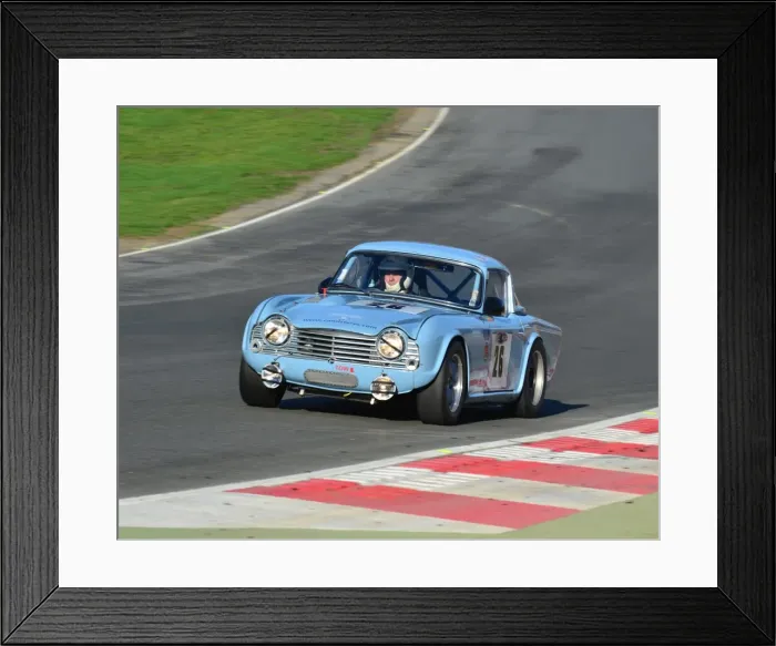 Framed Print : CJ6 3852 Mark Campbell, Triumph TR5 Framed Print : CJ6 3852 Mark Campbell, Triumph TR5