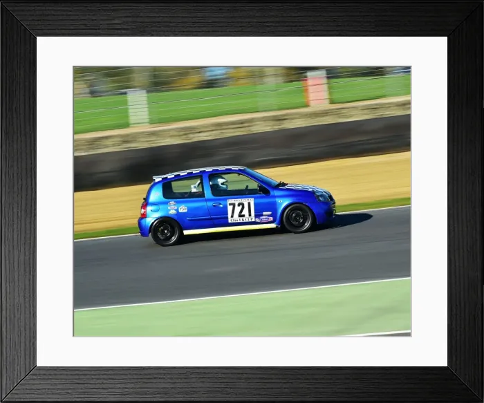 Framed Print : CM11 5655 Richard Thurbin, Renault Clio 182 Cup