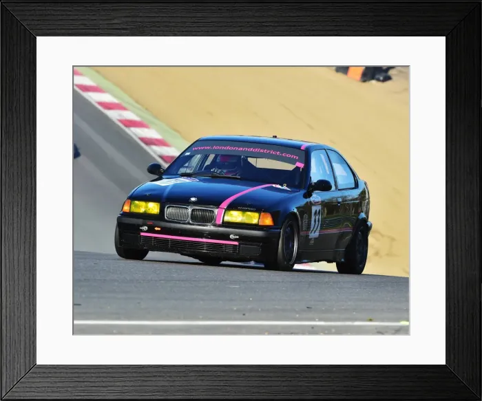 Framed Print : CM11 6015 Chris Boardman, Arran Moulton-Smith, BMW 318Ti Framed Print : CM11 6015 Chris Boardman, Arran Moulton-Smith, BMW 318Ti