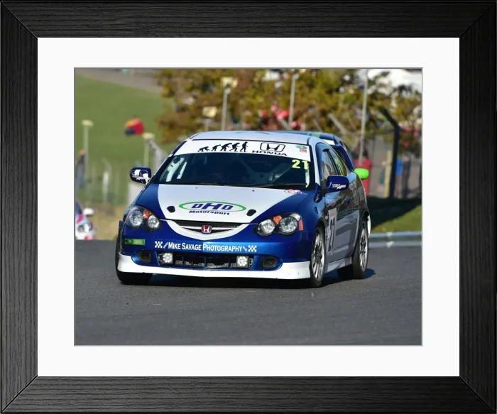 Framed Print : CM11 6069 Danny Cassar, Garry Barlow, Honda Integra Framed Print : CM11 6069 Danny Cassar, Garry Barlow, Honda Integra