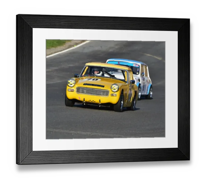 Framed Print : CM11 5787 Richard Byron, Ian Bryon, MG Midget