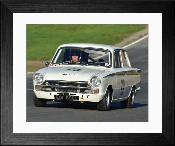 Framed Print : CM11 5797 Donald Naismith, Ford Lotus Cortina, EOL 856 C Framed Print : CM11 5797 Donald Naismith, Ford Lotus Cortina, EOL 856 C