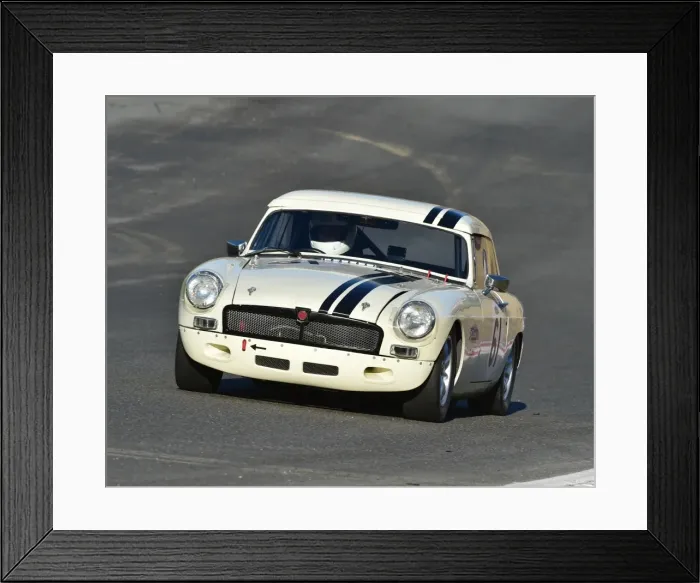 Framed Print : CM11 5805 Sam Polley, MG B Framed Print : CM11 5805 Sam Polley, MG B