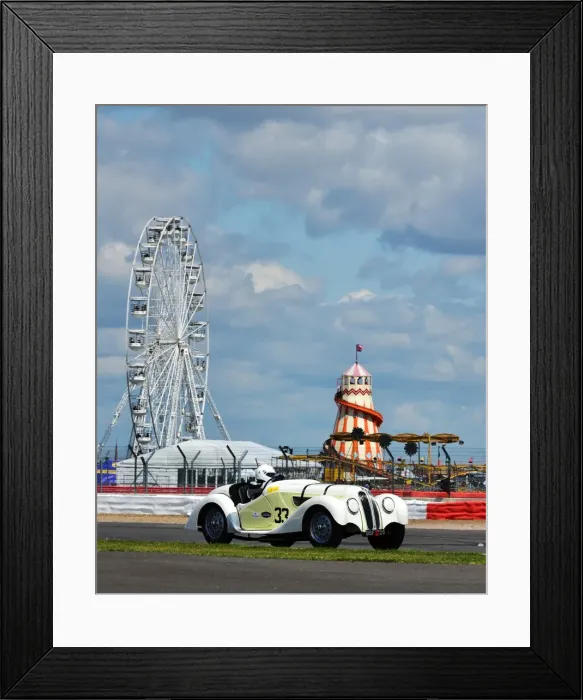 Framed Print : CM9 4190 Neil Perkins,s Stanton, Frazer Nash BMW 328 Framed Print : CM9 4190 Neil Perkins,s Stanton, Frazer Nash BMW 328