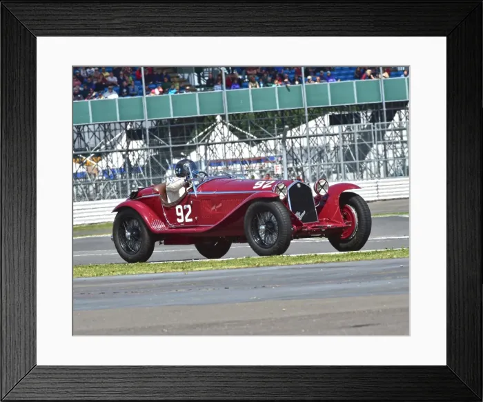 Framed Print : CM9 4224 Martin Halusa, Niklas Halusa, Alfa Romeo 8C 2300 Zagato