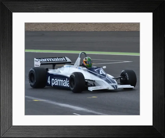 Framed Print : CM9 4452 Joaquin Folch-Rusinol, Brabham BT49C Framed Print : CM9 4452 Joaquin Folch-Rusinol, Brabham BT49C