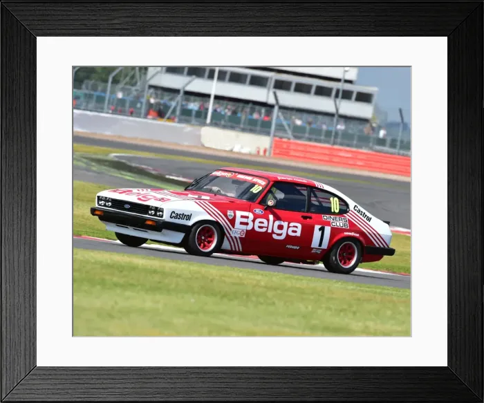 Framed Print : CM9 4517 David Cuff, Ford Capri Framed Print : CM9 4517 David Cuff, Ford Capri