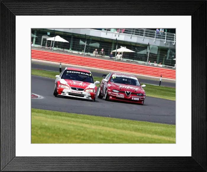 Framed Print : CM9 4523 Graeme Dodd, Honda Accord, Neil Smith, Alfa Romeo 156 Framed Print : CM9 4523 Graeme Dodd, Honda Accord, Neil Smith, Alfa Romeo 156