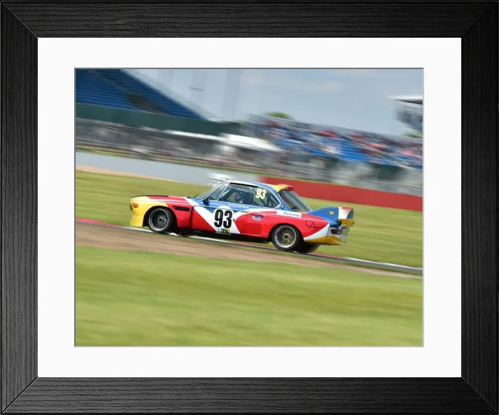 Framed Print : CM9 4541 Sam Hancock, BMW 3-0 CSL, Batmobile Framed Print : CM9 4541 Sam Hancock, BMW 3-0 CSL, Batmobile