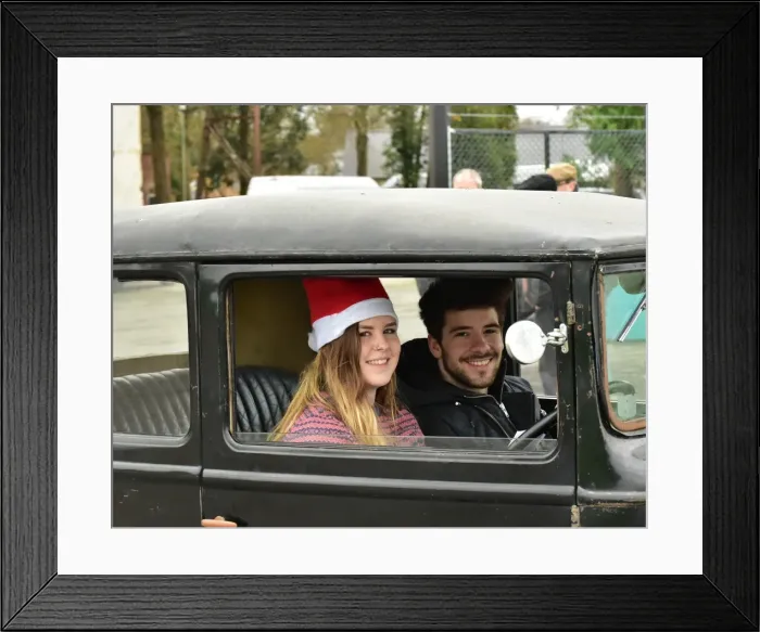 Framed Print : CM11 6501 Miss Madeleine Rose, Austin 7 Saloon Framed Print : CM11 6501 Miss Madeleine Rose, Austin 7 Saloon