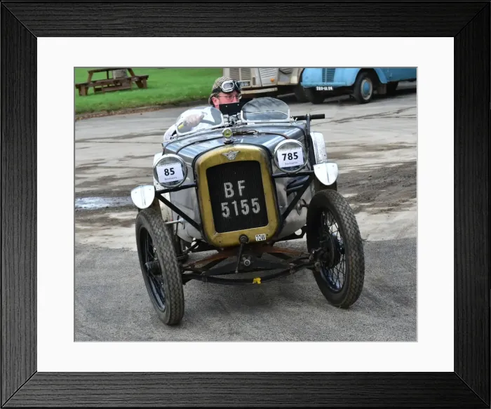 Framed Print : CM11 6865 Olly Sanders, Paul Milner, Austin 7 Ulster