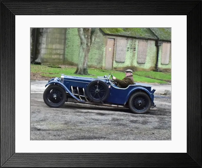 Framed Print : CM11 6836 Paul Weston, Frazer Nash TT replica