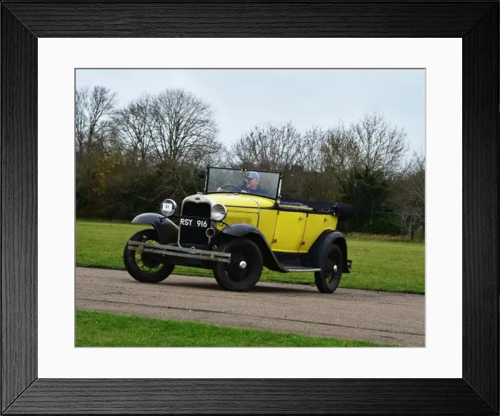 Framed Print : CM11 6524 Hugh McGarel-Groves, Ford, Model A Phaeton