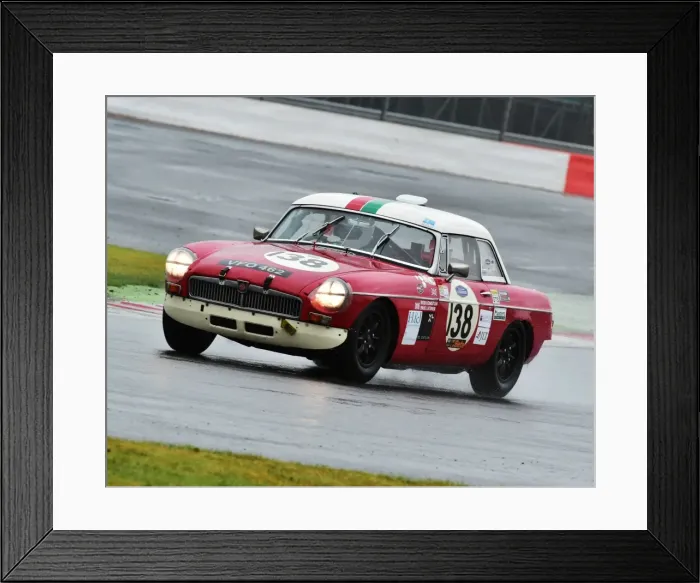 Framed Print : CM9 5934 Paul Latimer, Steve Camplin, MG B Framed Print : CM9 5934 Paul Latimer, Steve Camplin, MG B