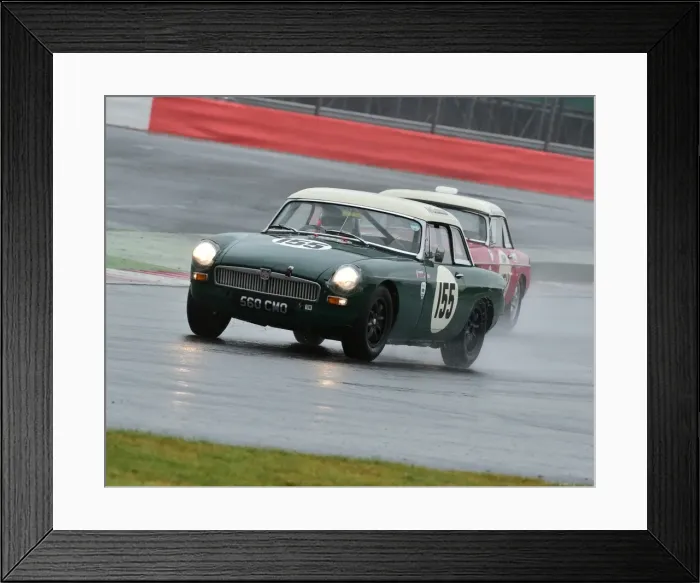 Framed Print : CM9 5935 Martin Haines, Steve Seaman, MG B Framed Print : CM9 5935 Martin Haines, Steve Seaman, MG B