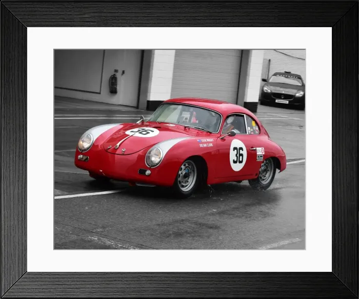 Framed Print : CM9 5762 Steve Wright, Ian Clark, Porsche 356A Super Framed Print : CM9 5762 Steve Wright, Ian Clark, Porsche 356A Super