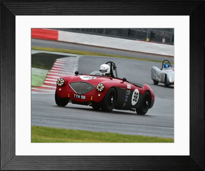 Framed Print : CM9 5577 Nick Matthews, Austin Healey 100-4 Framed Print : CM9 5577 Nick Matthews, Austin Healey 100-4