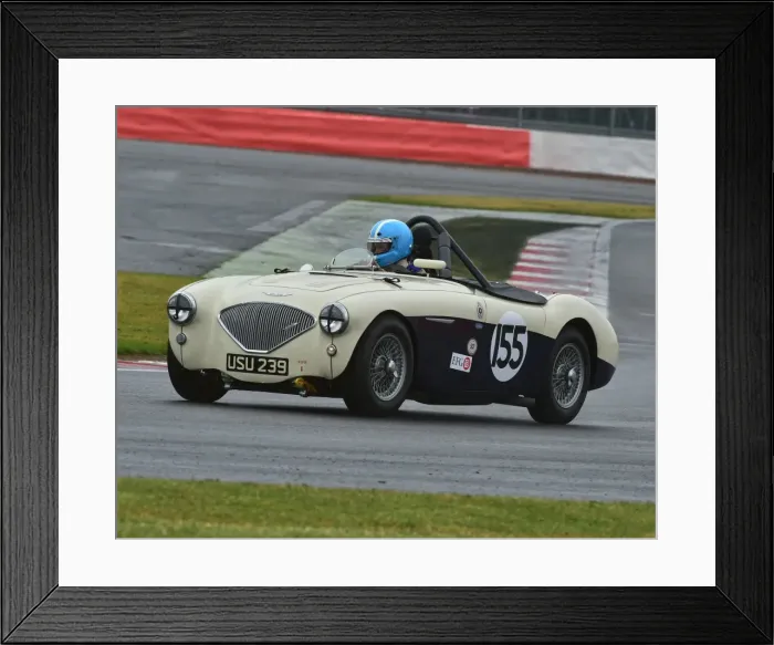 Framed Print : CM9 5603 Graham Robson, Harvey Woods, Austin Healey 100M Framed Print : CM9 5603 Graham Robson, Harvey Woods, Austin Healey 100M