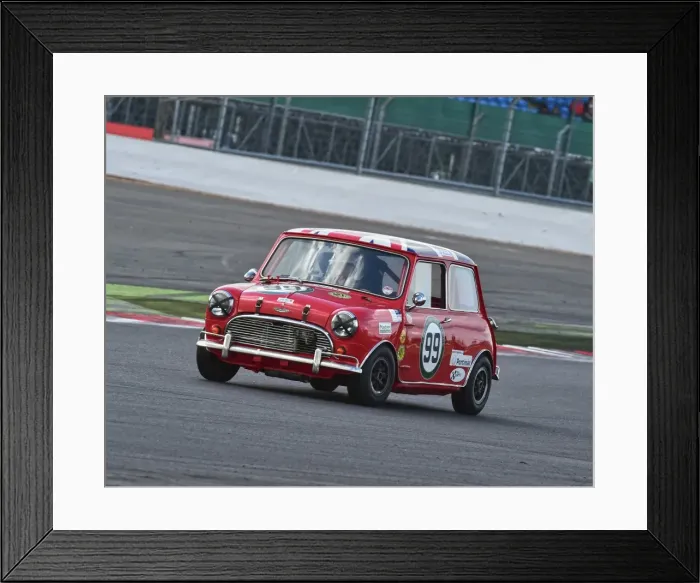 Framed Print : CM9 4666 Kevin O Connor, Austin Mini Cooper S