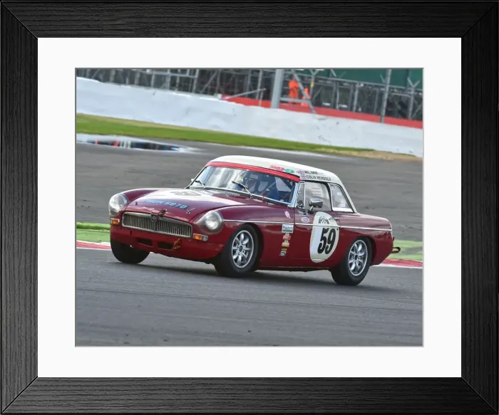 Framed Print : CM9 4679 Colin Newbold, MG B Framed Print : CM9 4679 Colin Newbold, MG B