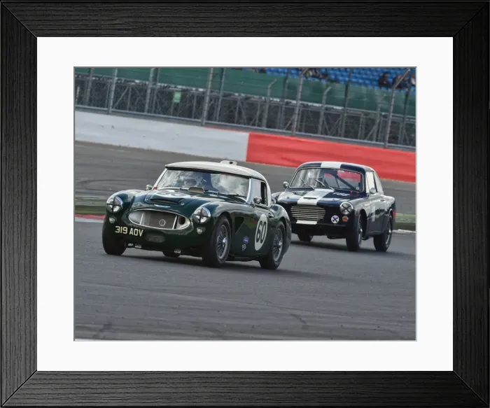 Framed Print : CM9 4683 Katarina Kyvalova, Austin Healey 3000, 319 AOV, Bob Binfield, Gilbern 1800 GT Framed Print : CM9 4683 Katarina Kyvalova, Austin Healey 3000, 319 AOV, Bob Binfield, Gilbern 1800 GT