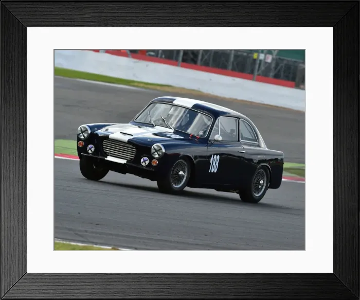 Framed Print : CM9 4684 Bob Binfield, Gilbern 1800 GT