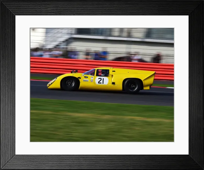 Framed Print : CM9 4871 Steve Tandy, Mike Simpson, Lola T70 MK3 B Framed Print : CM9 4871 Steve Tandy, Mike Simpson, Lola T70 MK3 B