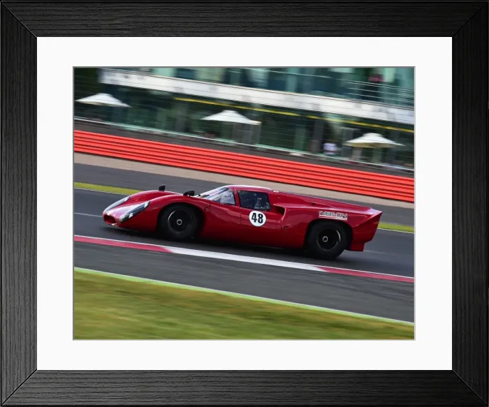 Framed Print : CM9 4924 Daniel Gibson, Broadley Lola T70 Mk3B