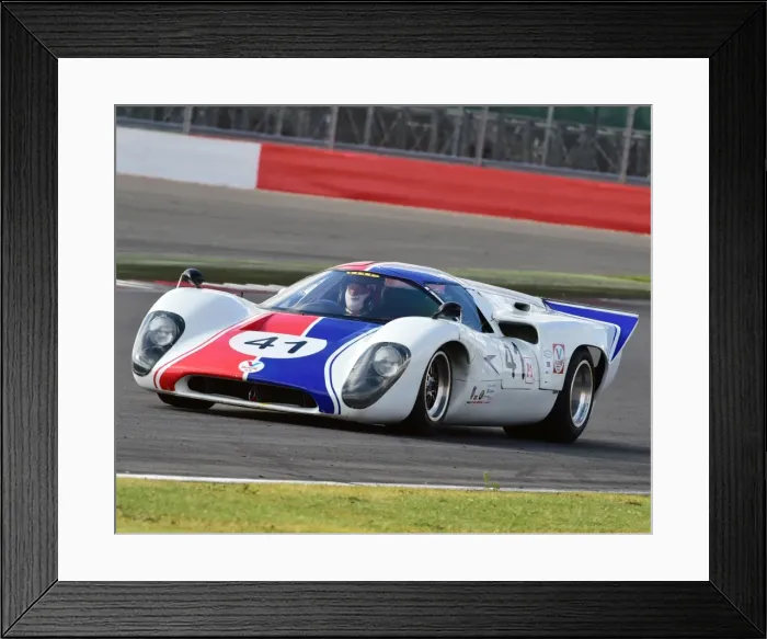 Framed Print : CM9 4729 Grant Tromans, Martin Stretton, Lola T70 MK3B