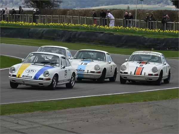 CM6 4563 Chris Harris, Porsche 911, Bill Wykeham, Porsche 911, Simon Bowrey, Porsche 911