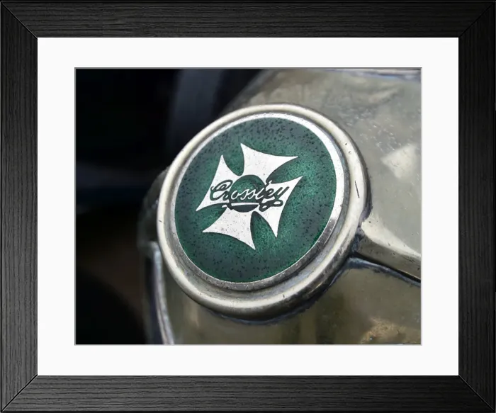 Framed Print : CM11 7304 Crossley radiator badge