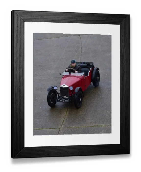 Framed Print : CM11 7376 James Portway, Malcolm Stewart, Riley 9 Special