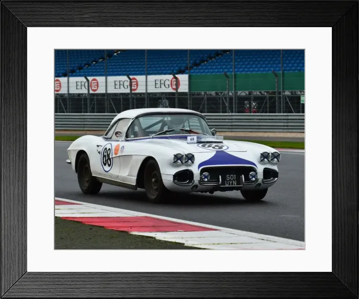 Framed Print : CM11 8639 Charles Clegg, Chevrolet Corvette CI Framed Print : CM11 8639 Charles Clegg, Chevrolet Corvette CI