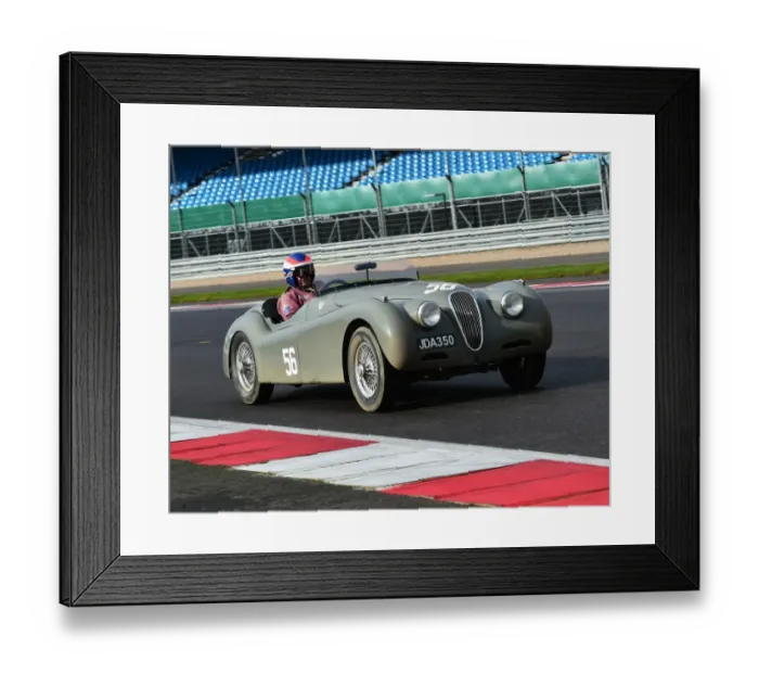Framed Print : CM11 8755 John Harper, Jaguar XK120 Framed Print : CM11 8755 John Harper, Jaguar XK120