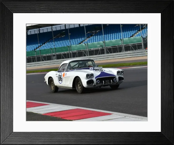 Framed Print : CM11 8792 Charles Clegg, Chevrolet Corvette CI Framed Print : CM11 8792 Charles Clegg, Chevrolet Corvette CI