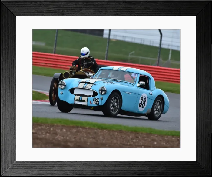 Framed Print : CM11 9051 Theodore Hunt, Austin Healey 3000