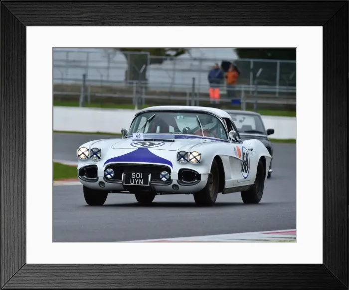 Framed Print : CM11 9188 Charles Clegg, Chevrolet Corvette CI Framed Print : CM11 9188 Charles Clegg, Chevrolet Corvette CI