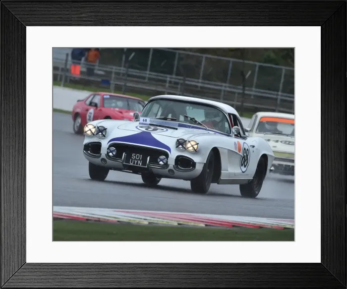 Framed Print : CM11 9208 Charles Clegg, Chevrolet Corvette CI Framed Print : CM11 9208 Charles Clegg, Chevrolet Corvette CI